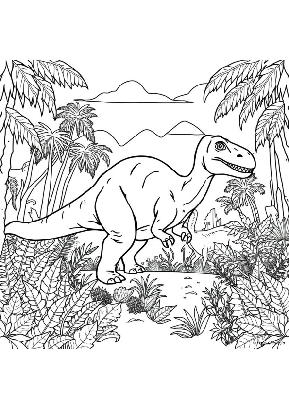Gigantosaurus Para Colorear