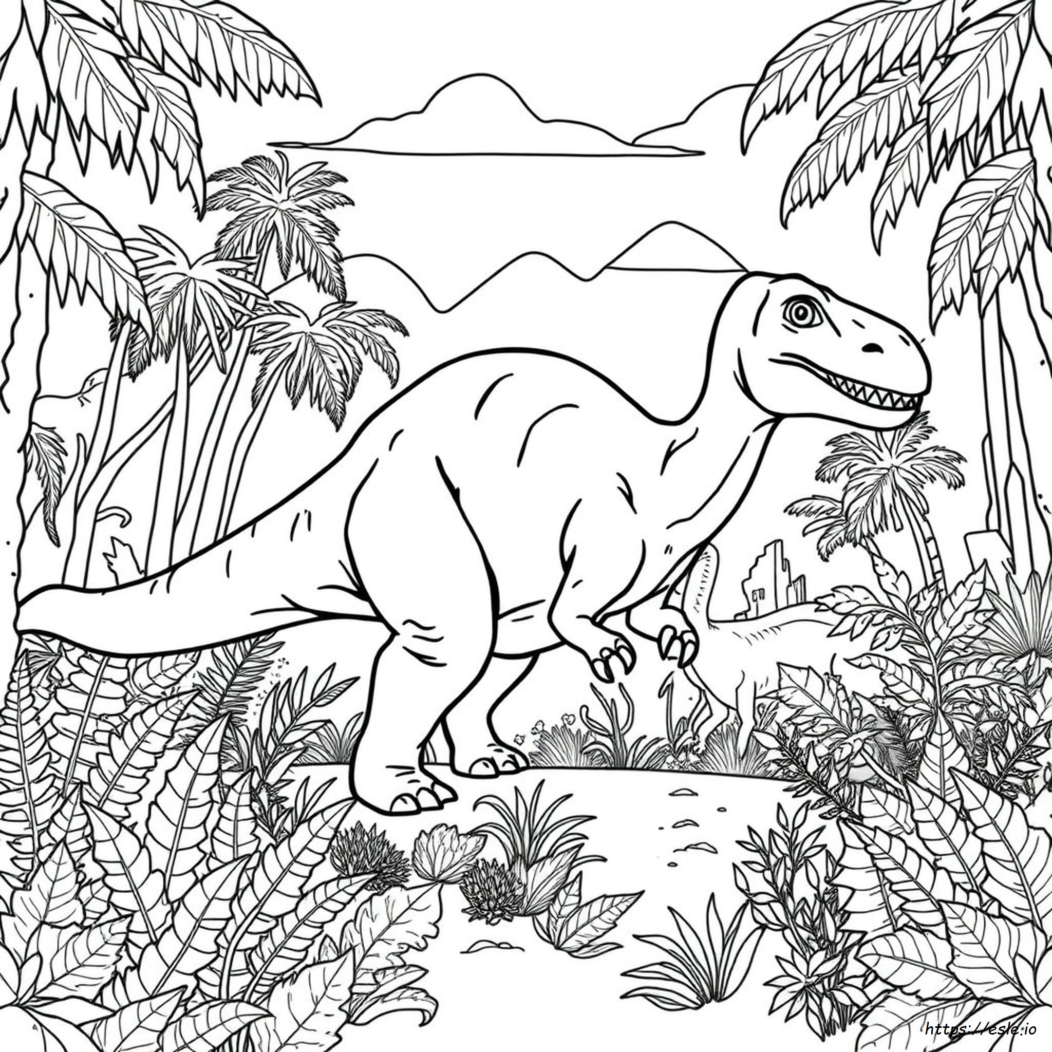 Gigantosauro Da Colorare