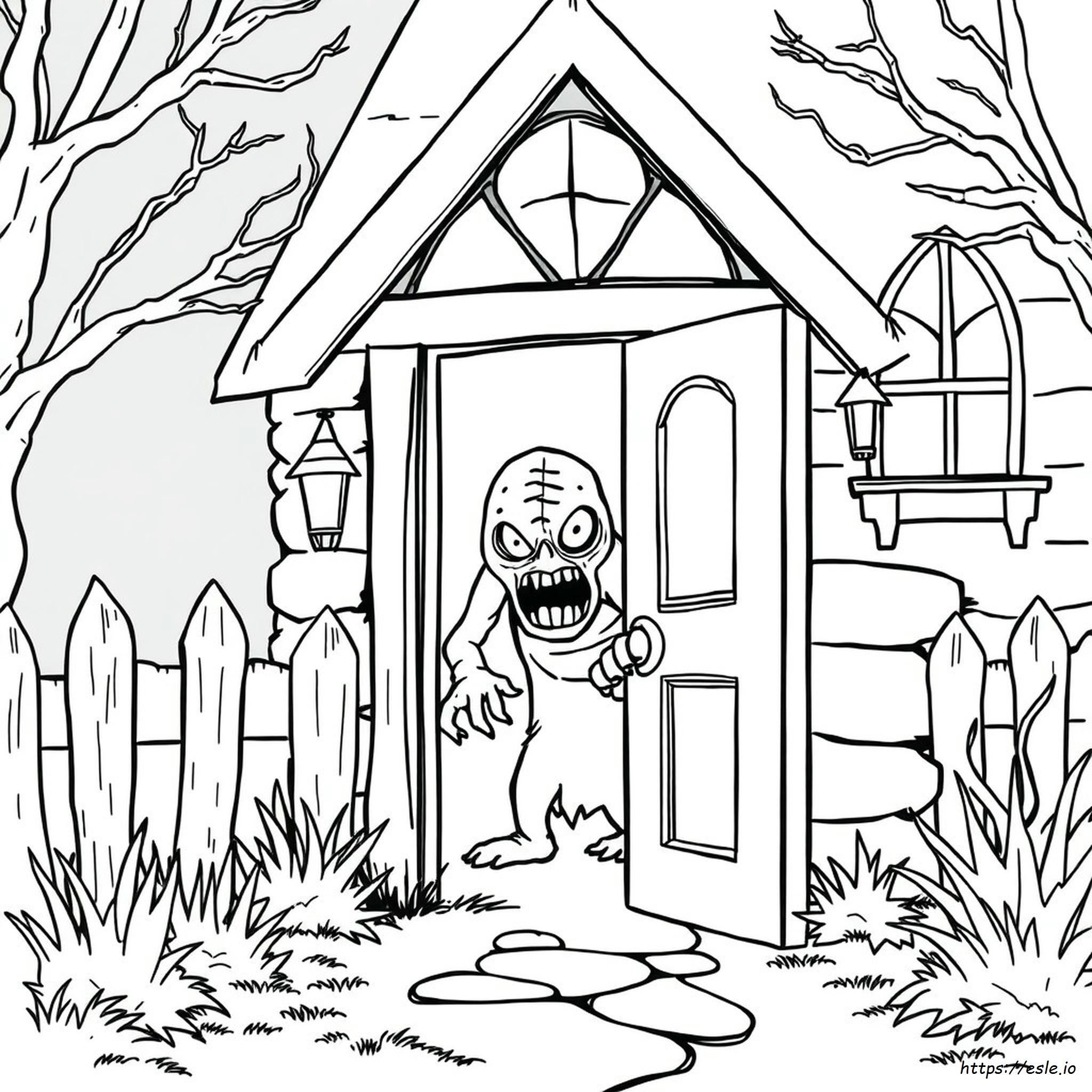 Horror Colouring In