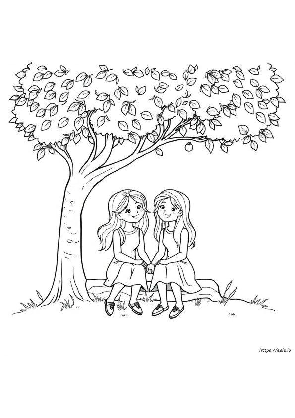 Bff Friendship Cute Coloring Pages