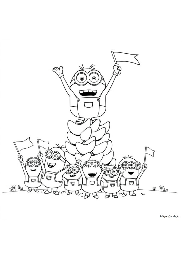 Minion Mewarnai Mega Minion Untuk Diwarnai