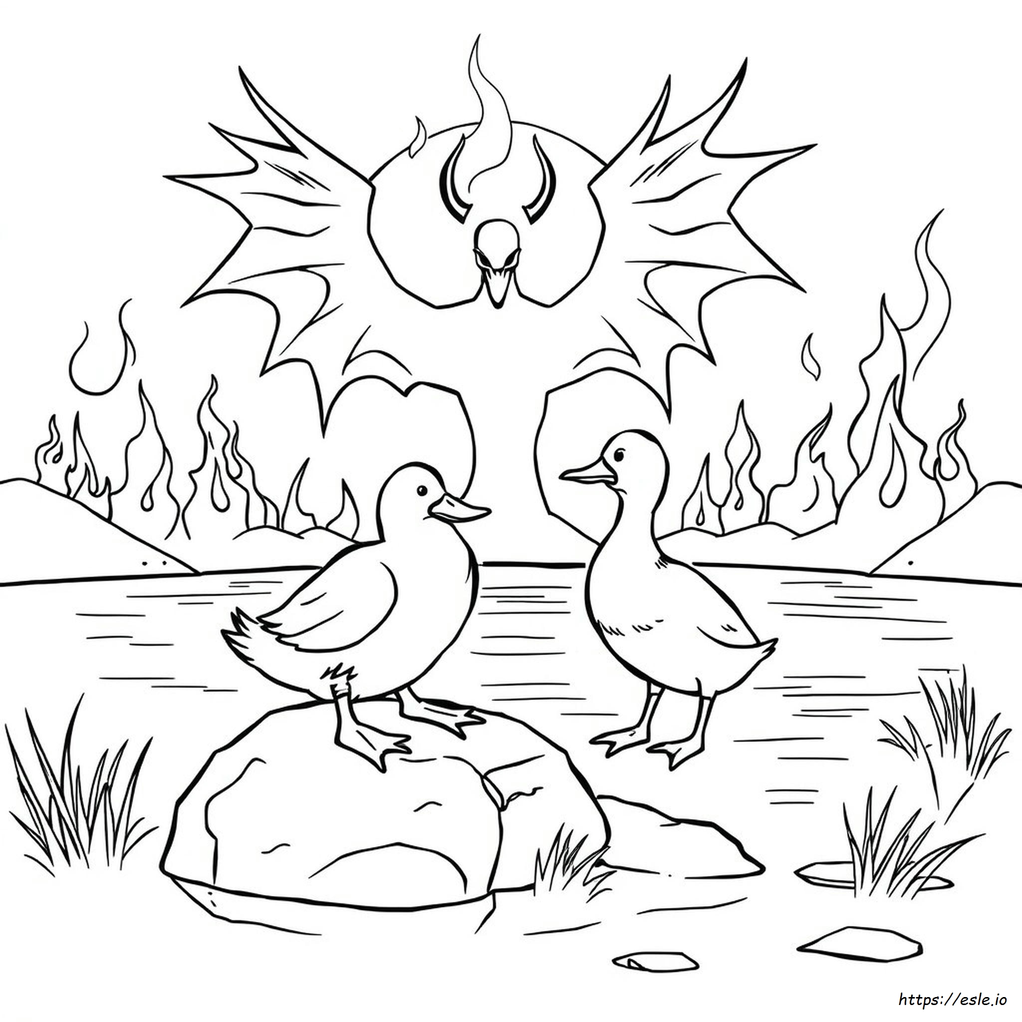 Patos Para Colorear