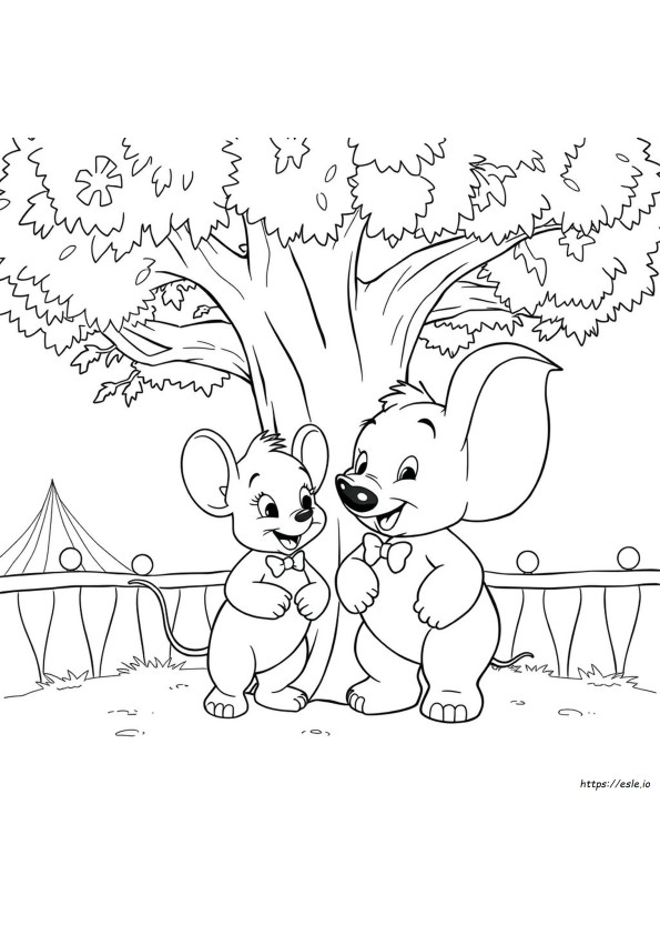 Leuke Disney Dumbo Kleurplaten