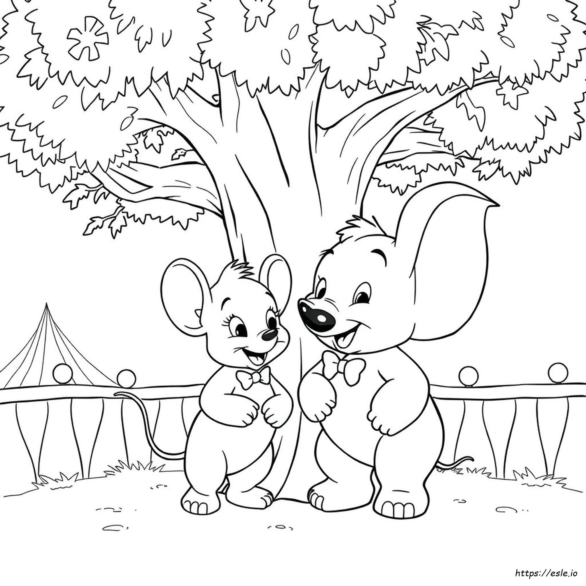 Cute Disney Dumbo Coloring Pages