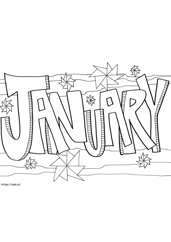 January 1St coloring page