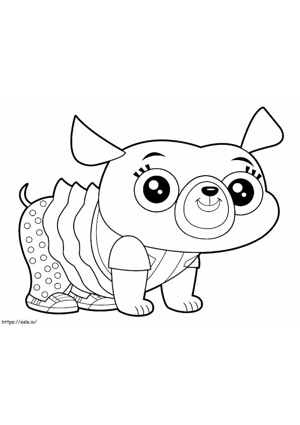 Cute Chip coloring page
