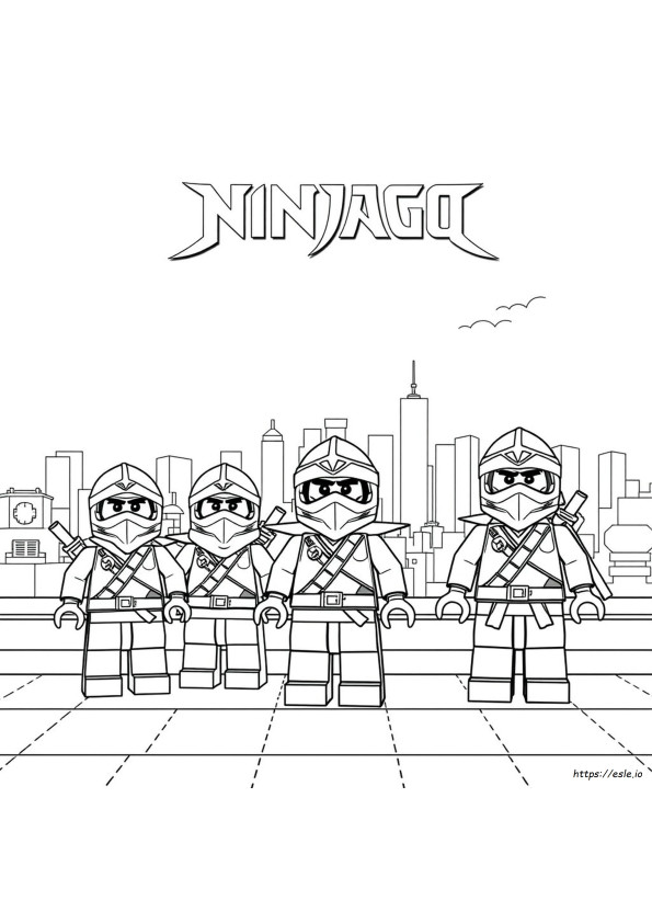 The Lego Ninjago Movie Coloring Pages