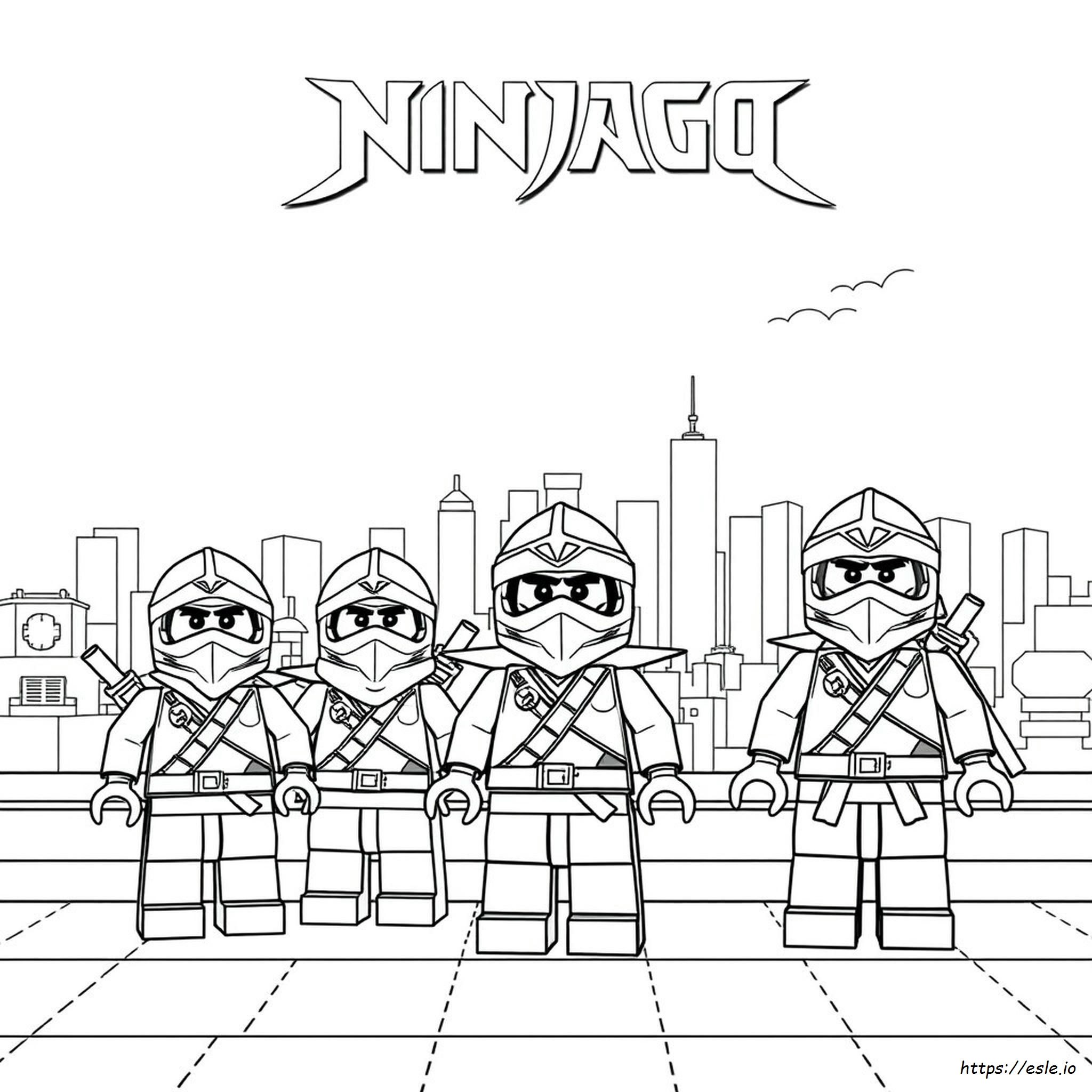 The Lego Ninjago Movie Coloring Pages