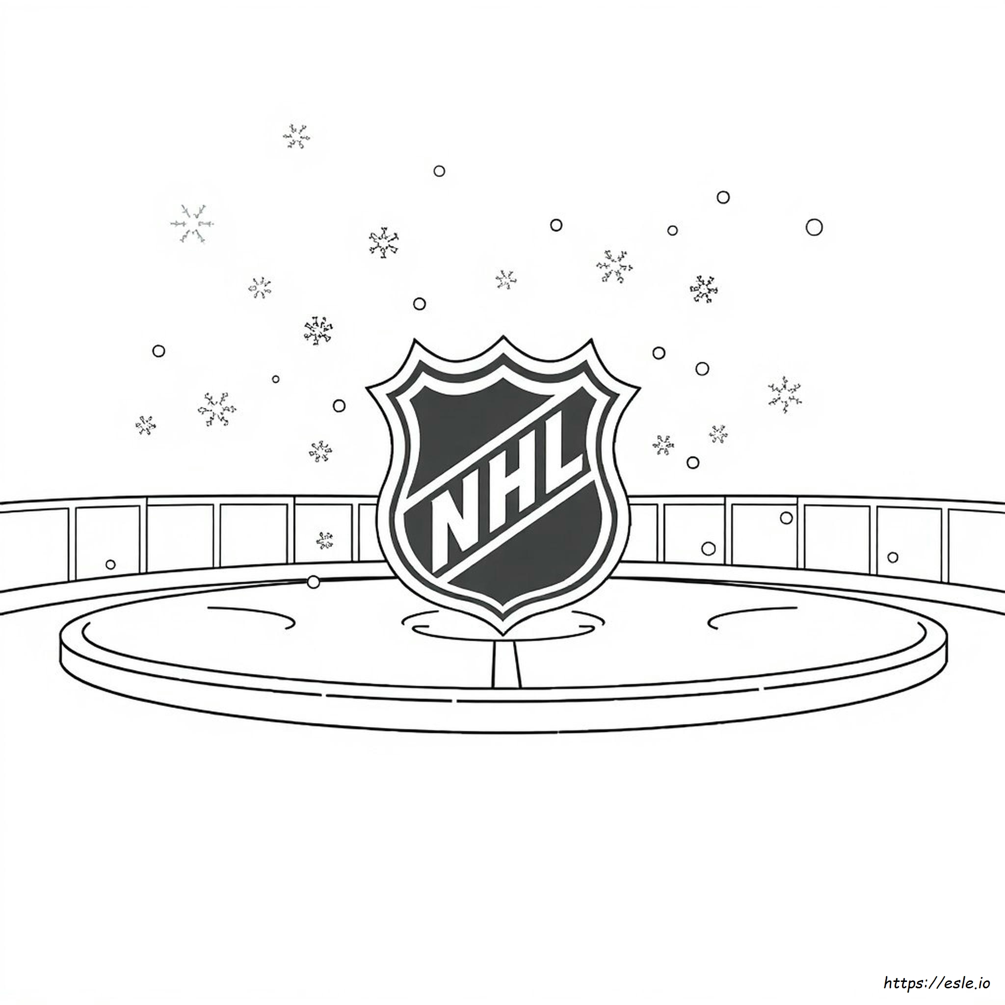 Logos De La Nhl Para Colorear