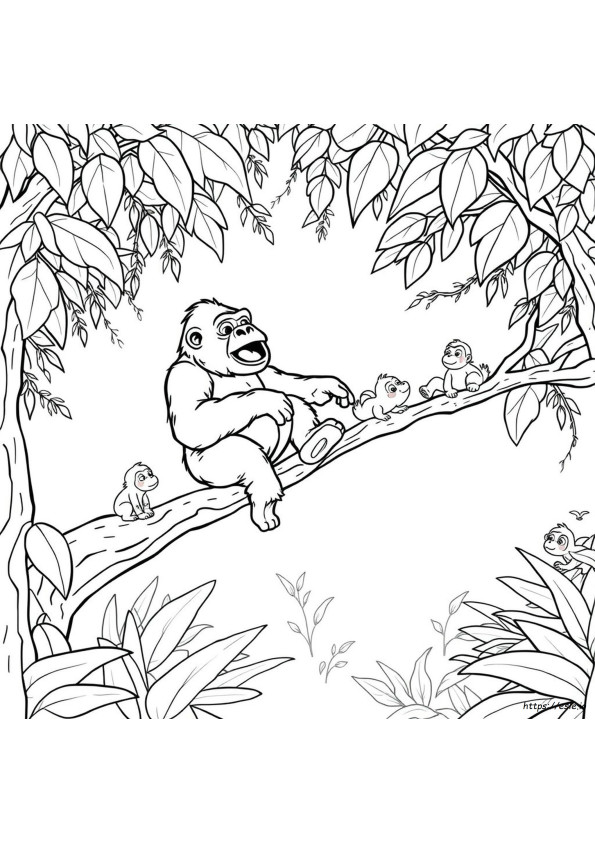 Gorilla Tag Da Colorare E Stampare