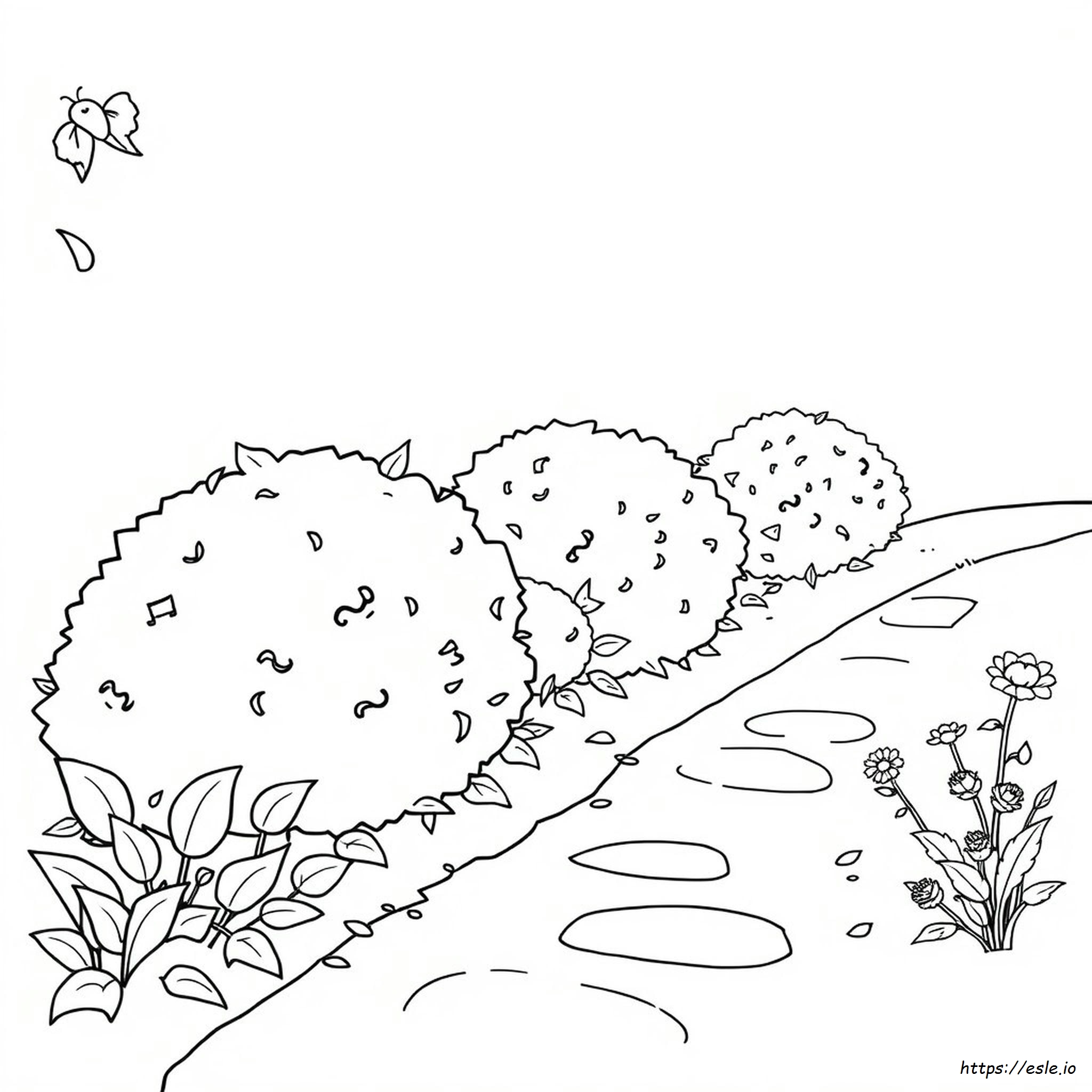 How To Color Bushes
