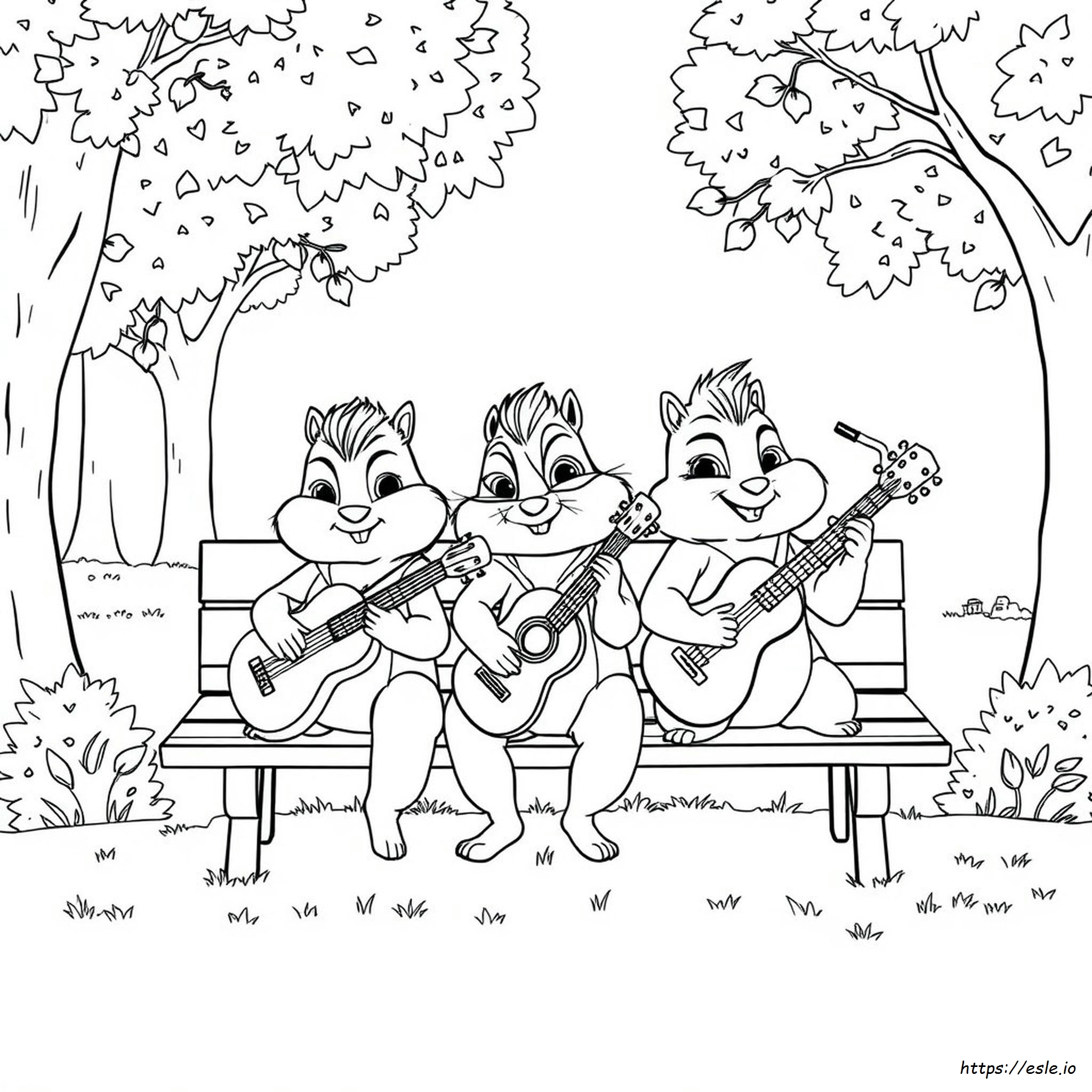 Alvin Und Die Chipmunks Ausmalbilder