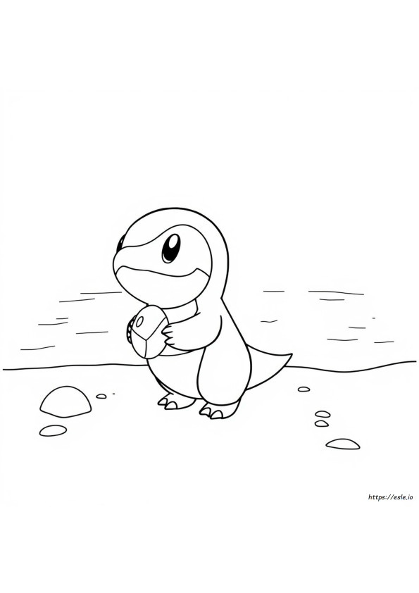 Oshawott Pokemon Coloring Page