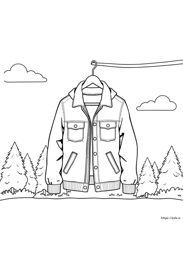 Jacket Colouring Pages