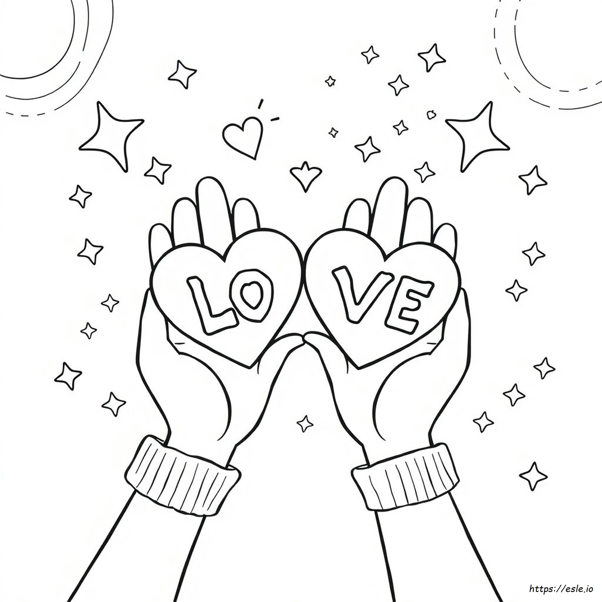 Coloring Pages That Say Love