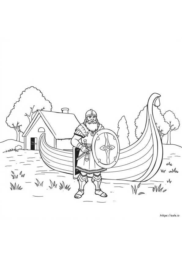 Anglo Saxon Colouring Pages