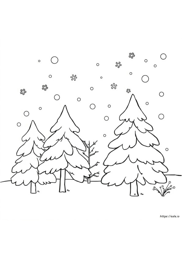 Disegni Da Colorare Invernali