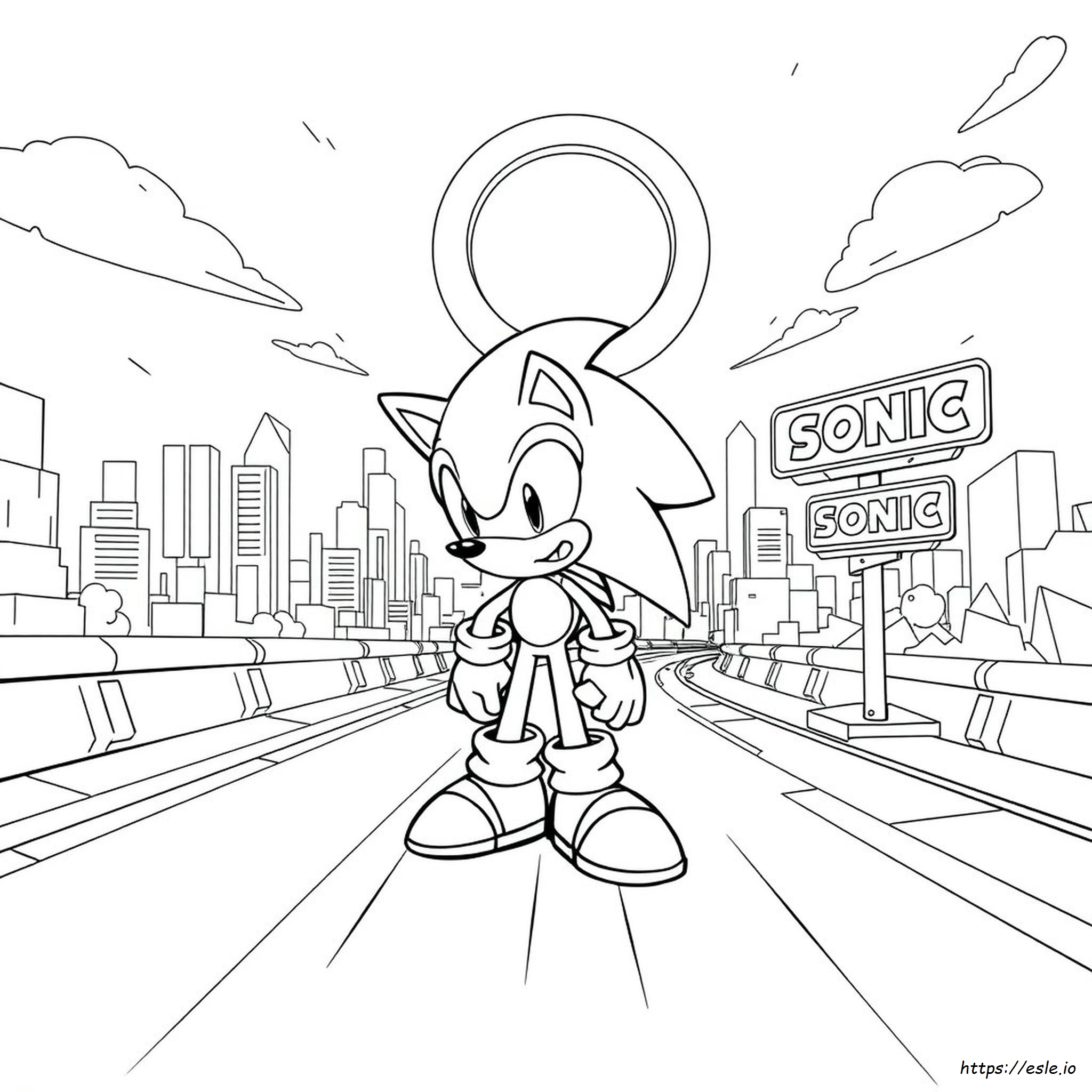 Disegni Da Colorare E Stampare Di Sonic The Hedgehog 2