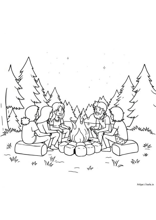 Lagerfeuer Ausmalbilder Kostenlos Zum Ausdrucken