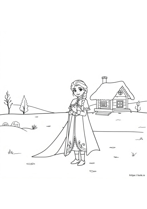 Elsa Și Anna De Colorat Printabile