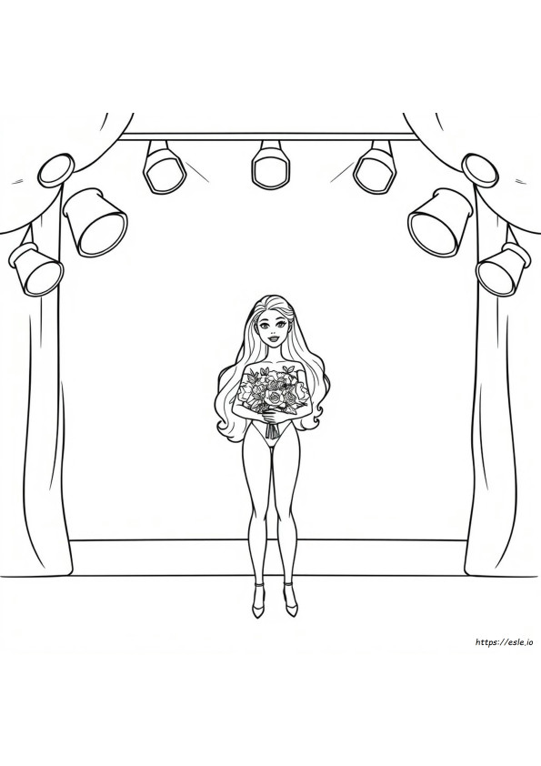 Barbie Ausmalbild Zum Ausdrucken
