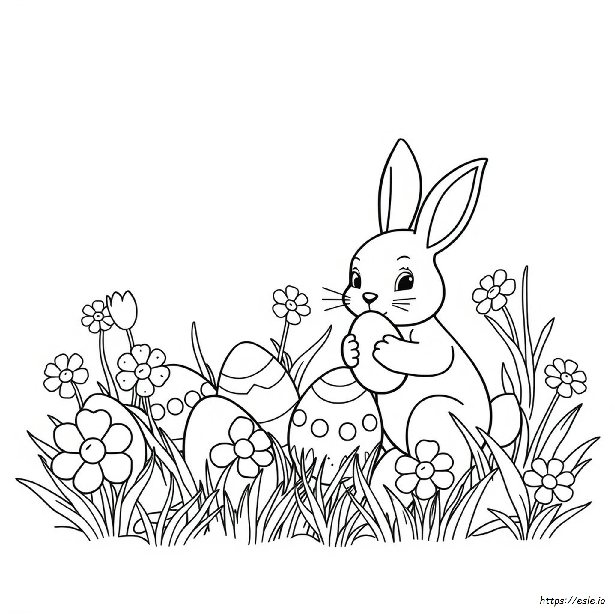 Free Coloring Pages For Easter Eggs