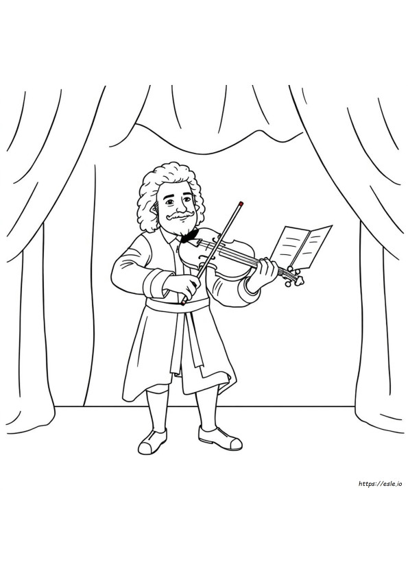 Vivaldi - Desenho Para Colorir