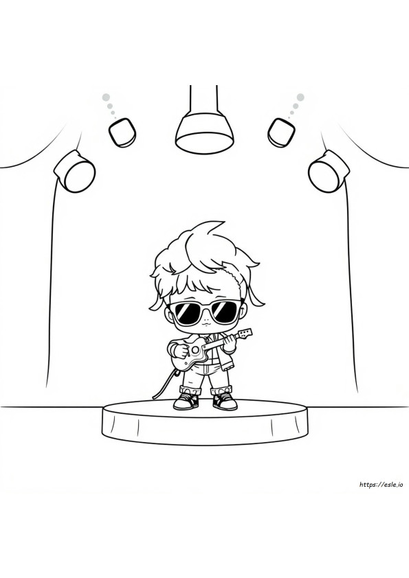 Lol Doll Rocker Da Colorare