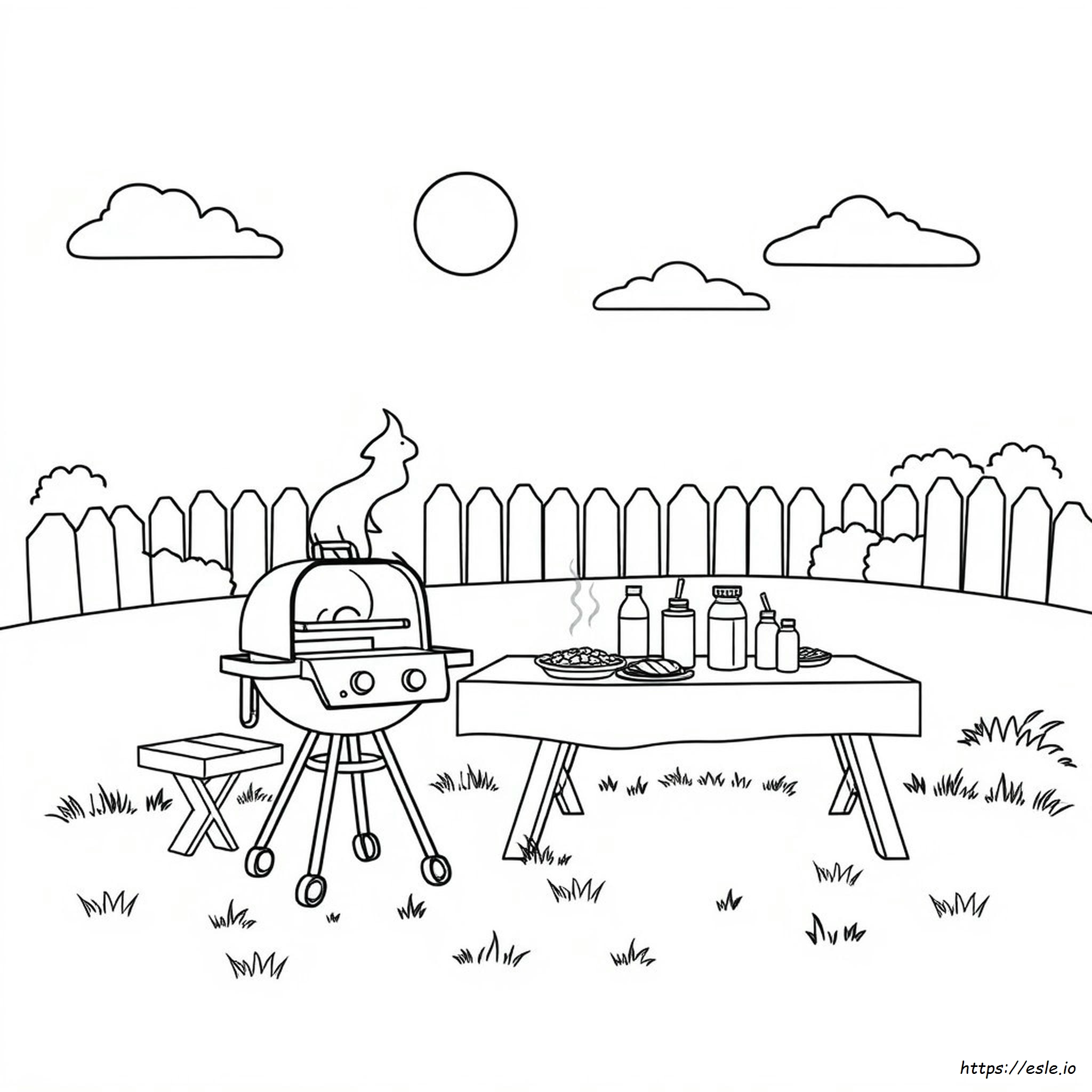 Bbq Da Colorare E Stampare