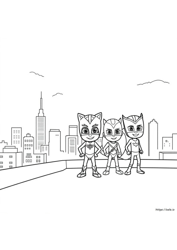 Pj Masks Ninjalinos Ausmalbilder