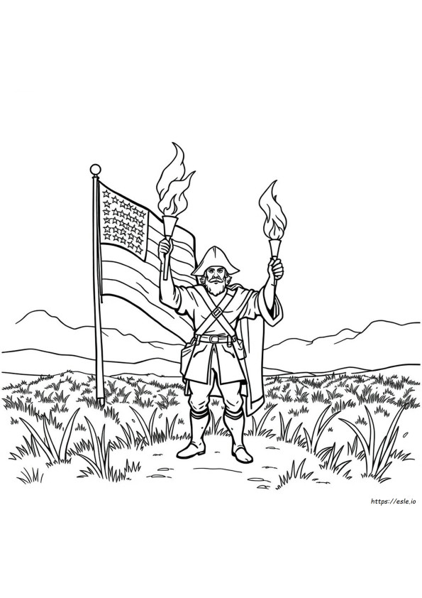Coloriage Révolution Américaine À Imprimer Pdf