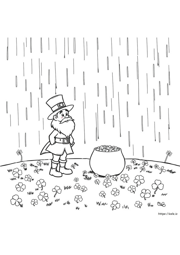 Leprechaun Da Colorare