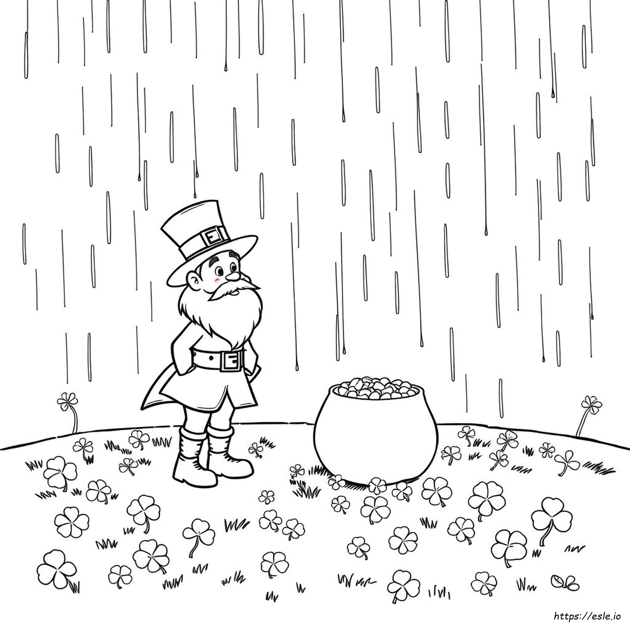Leprechaun Da Colorare
