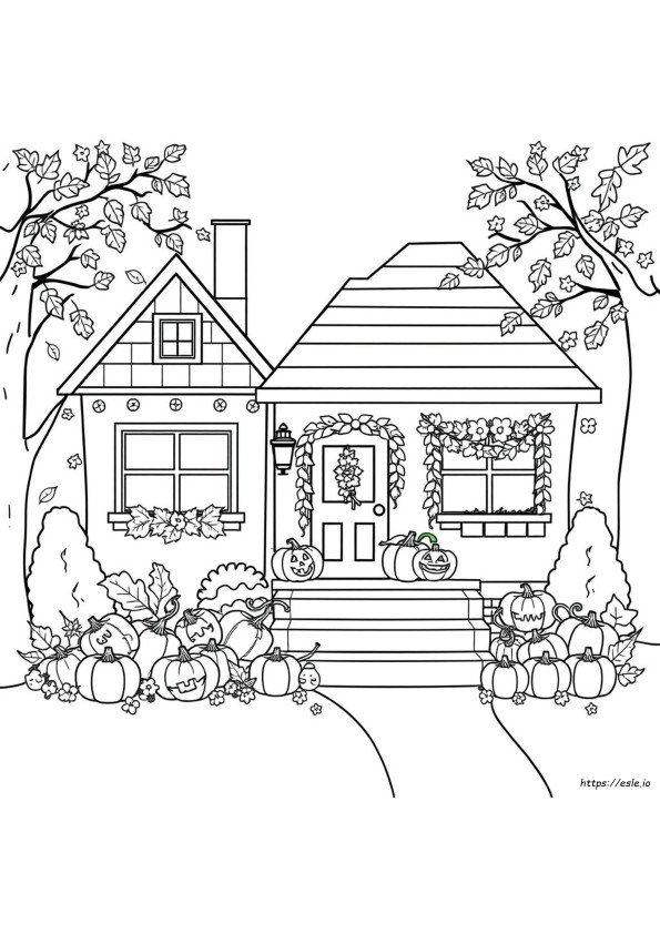Free October Coloring Pages