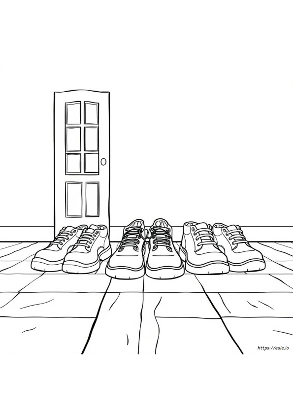 Shoe Coloring Pages Pdf