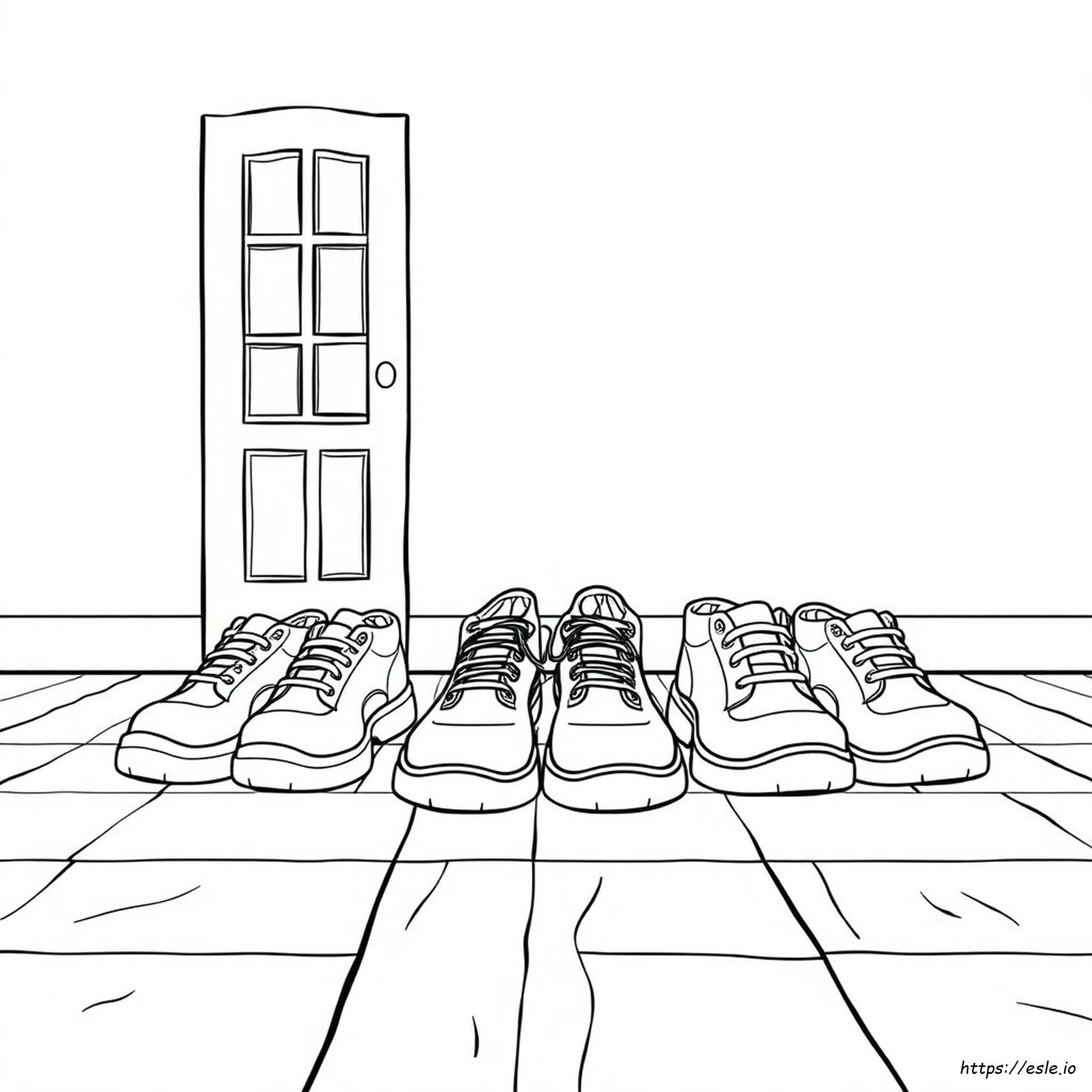 Shoe Coloring Pages Pdf
