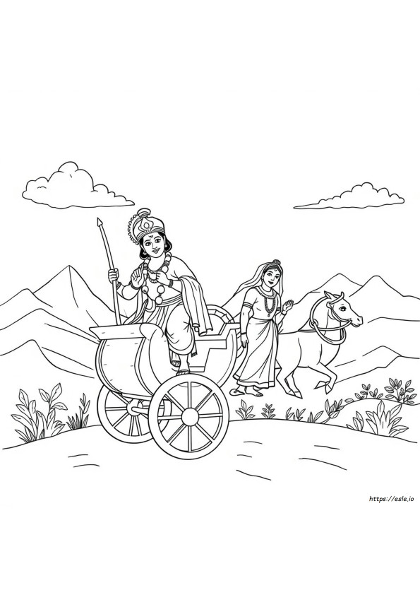 Ram Printable Ramayana Coloring Pages