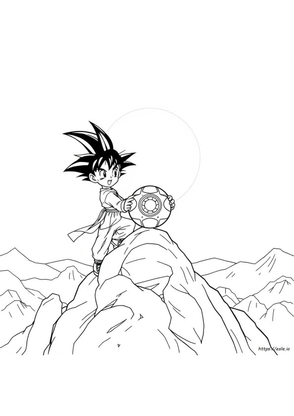 Dragon Ball Z Goku Kifestők Nyomtatható