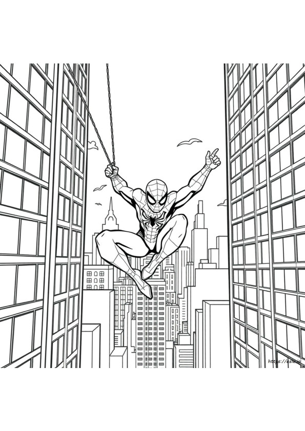 Niesamowity Spiderman Kolorowanki