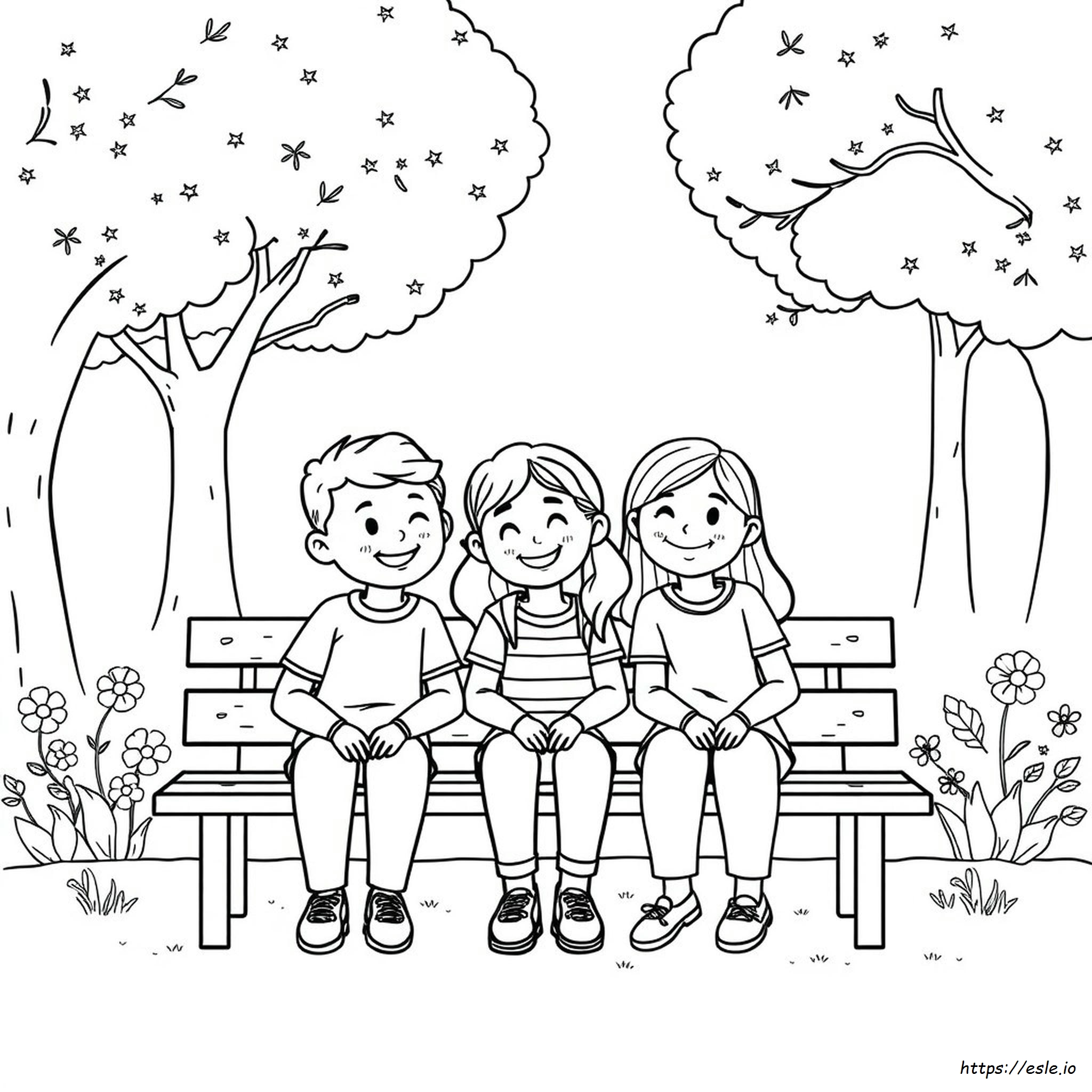 Colouring Pages Friends
