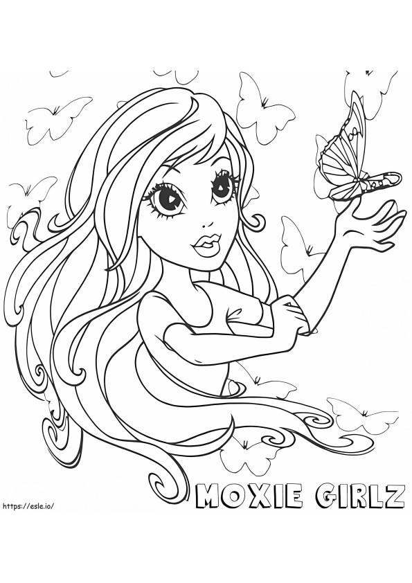 Moxie Girlz 2 coloring page