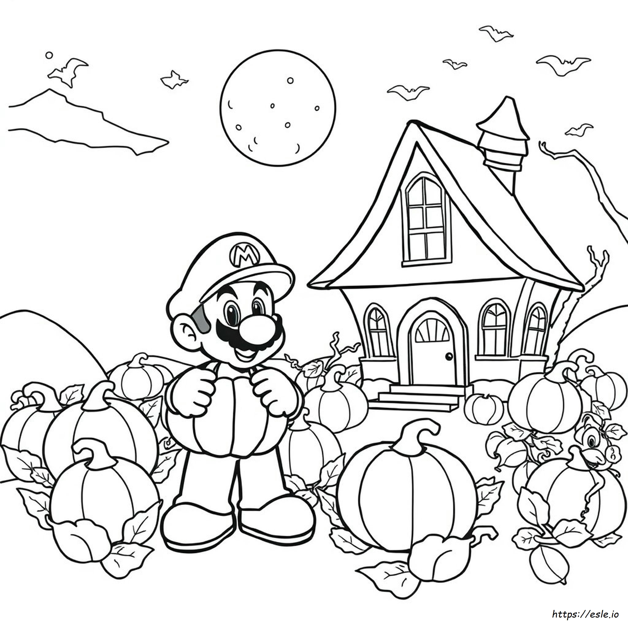 Disegni Di Super Mario Di Halloween Da Colorare