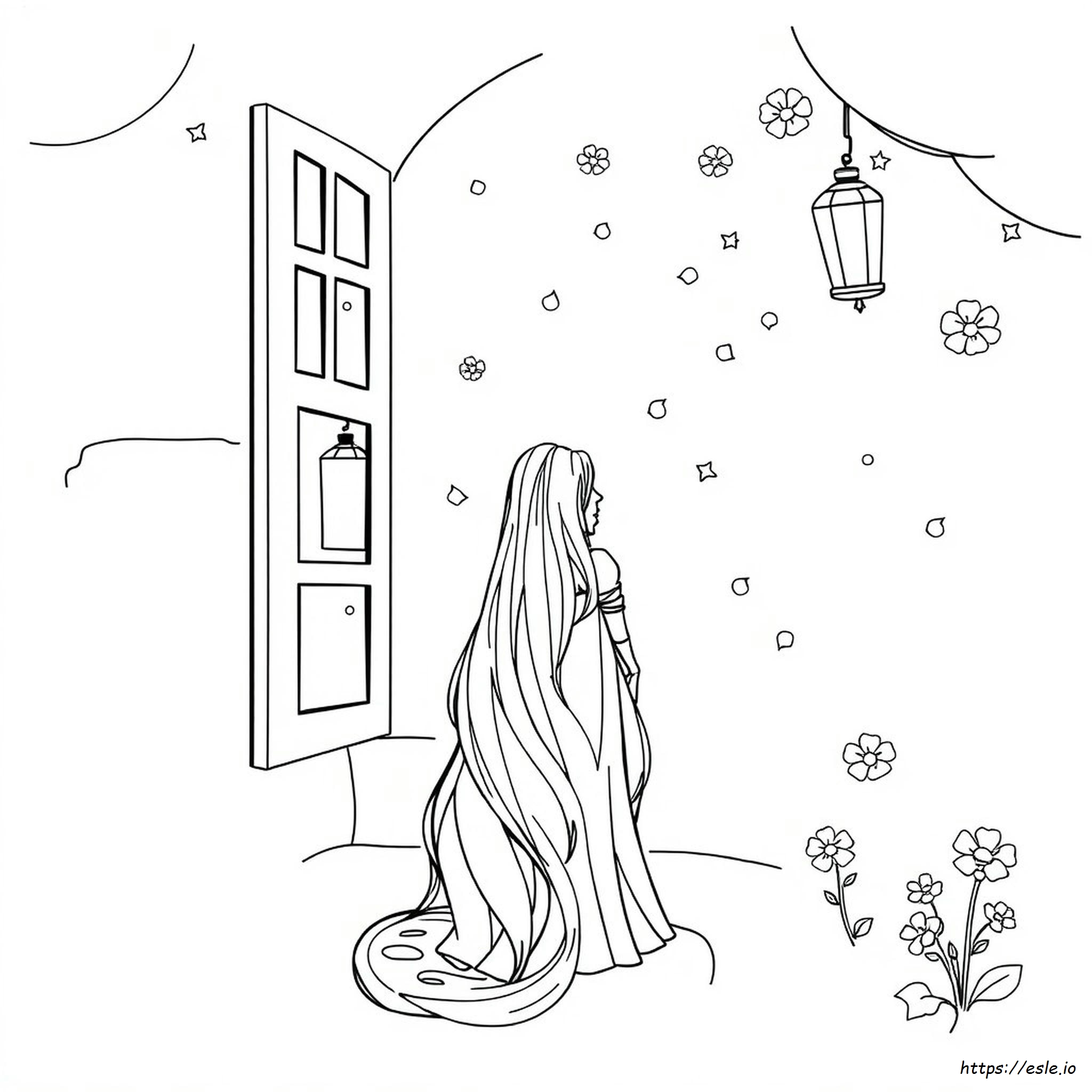 Coloring Book Disney Princess Rapunzel Coloring Pages