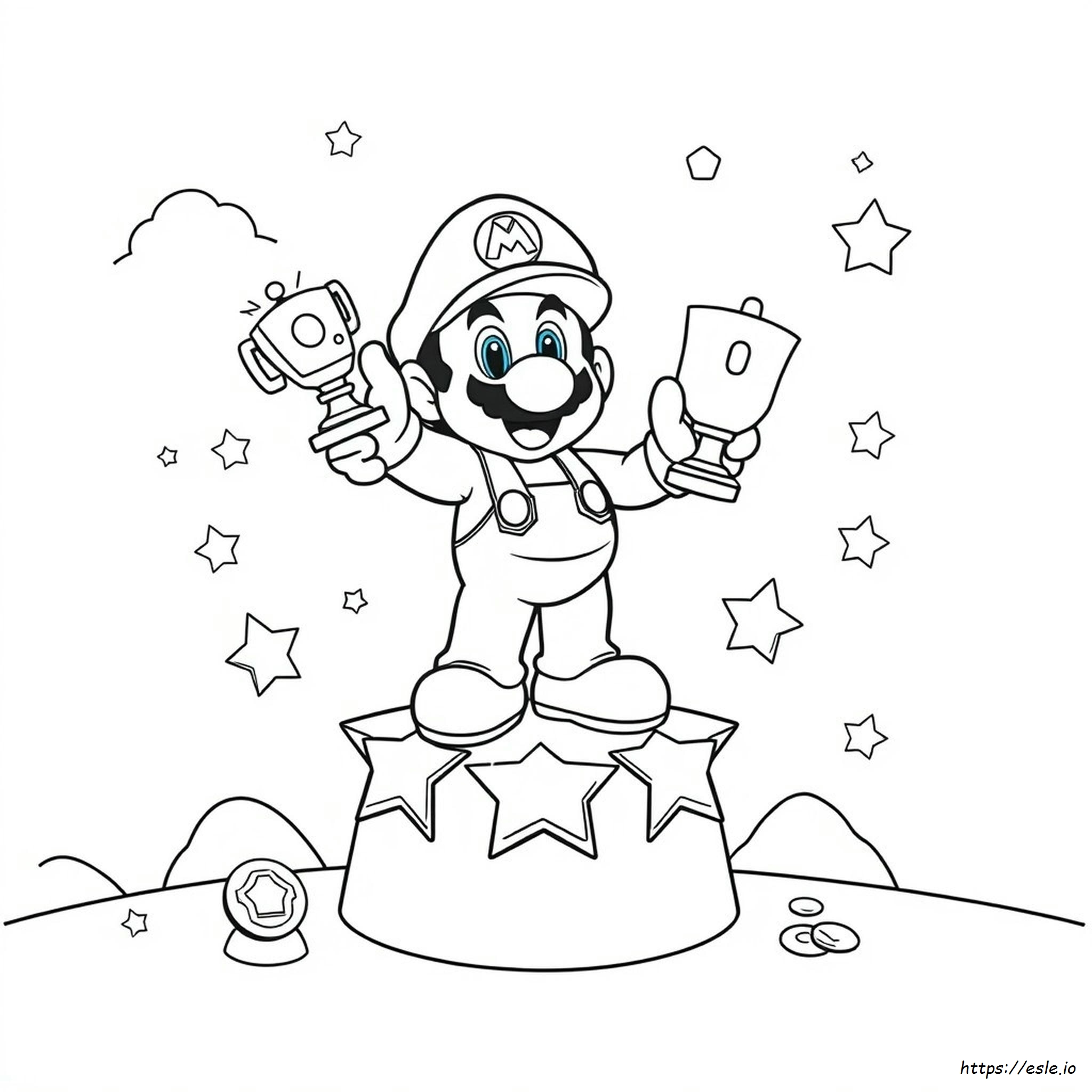 Mario Superstar Ausmalbilder