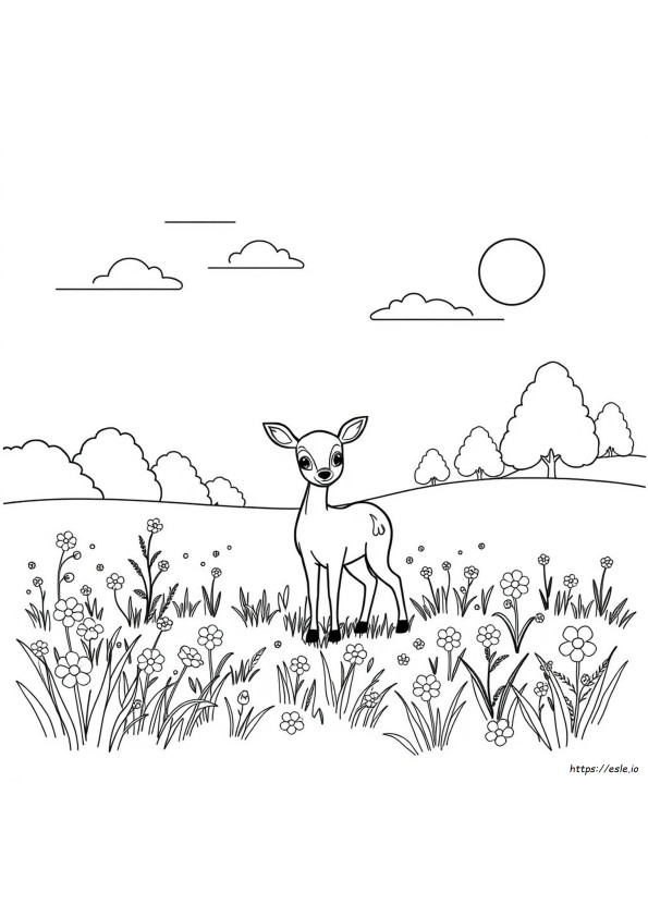 Deerling Coloring Page
