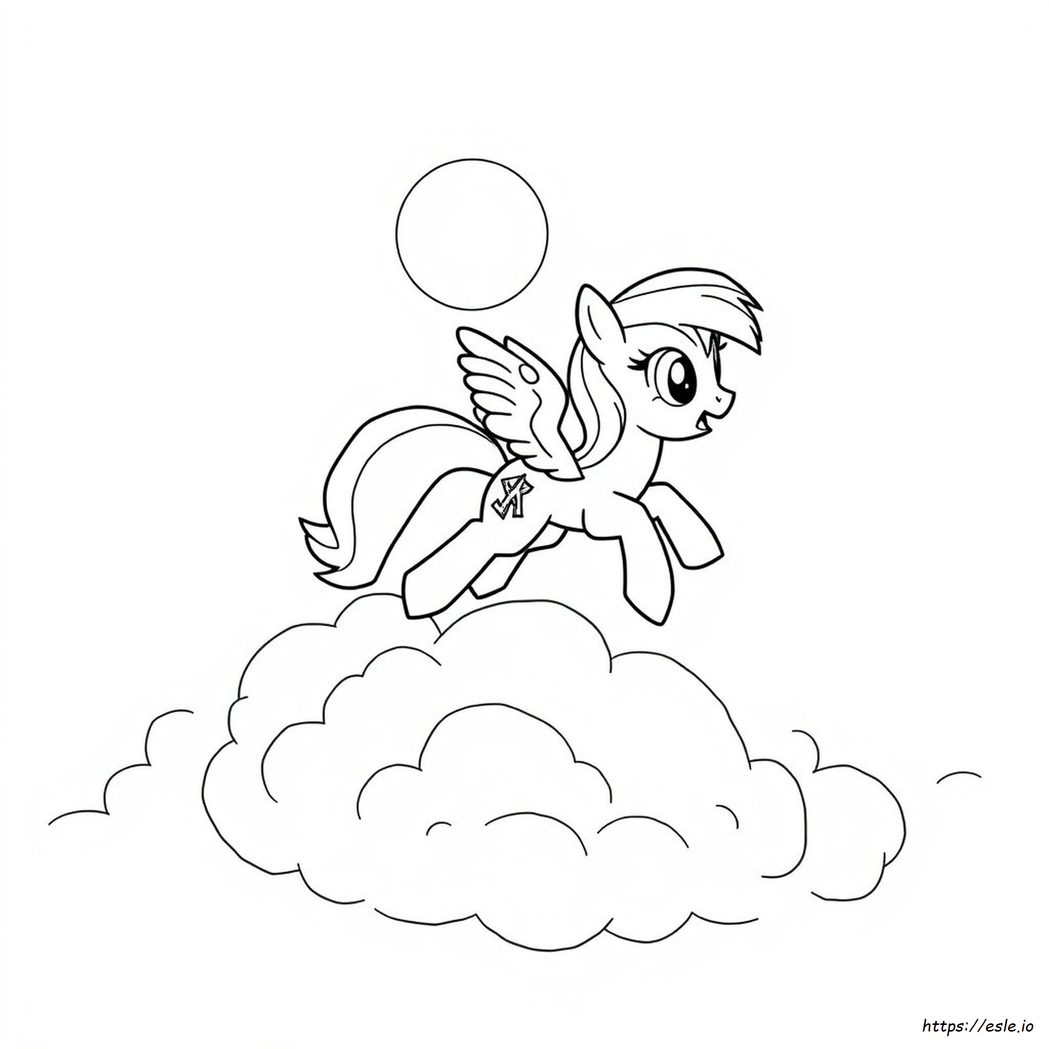 My Little Pony Rainbow Dash Colouring Pages