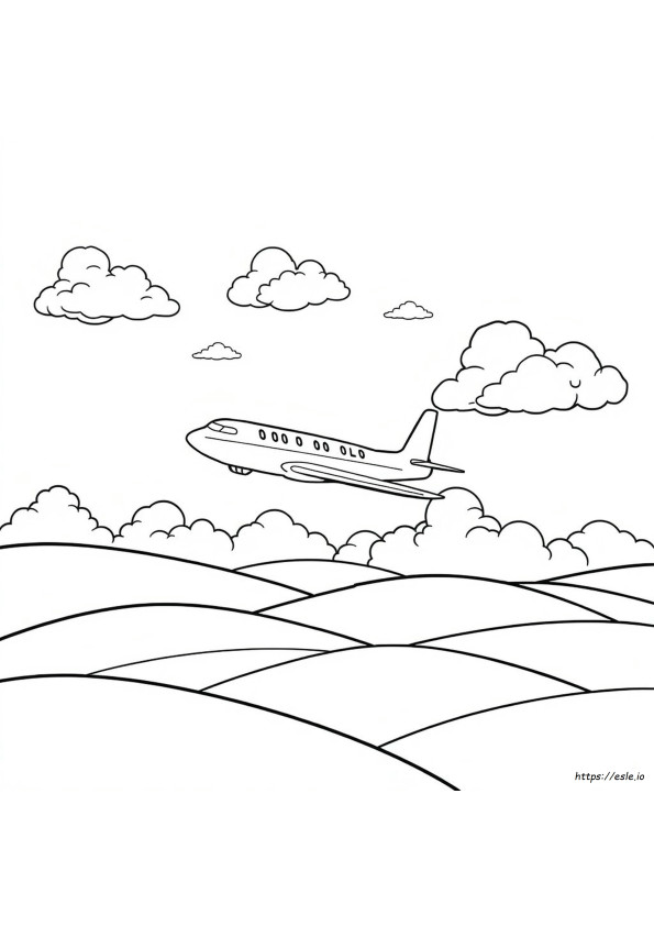 Vlucht Kleurplaten