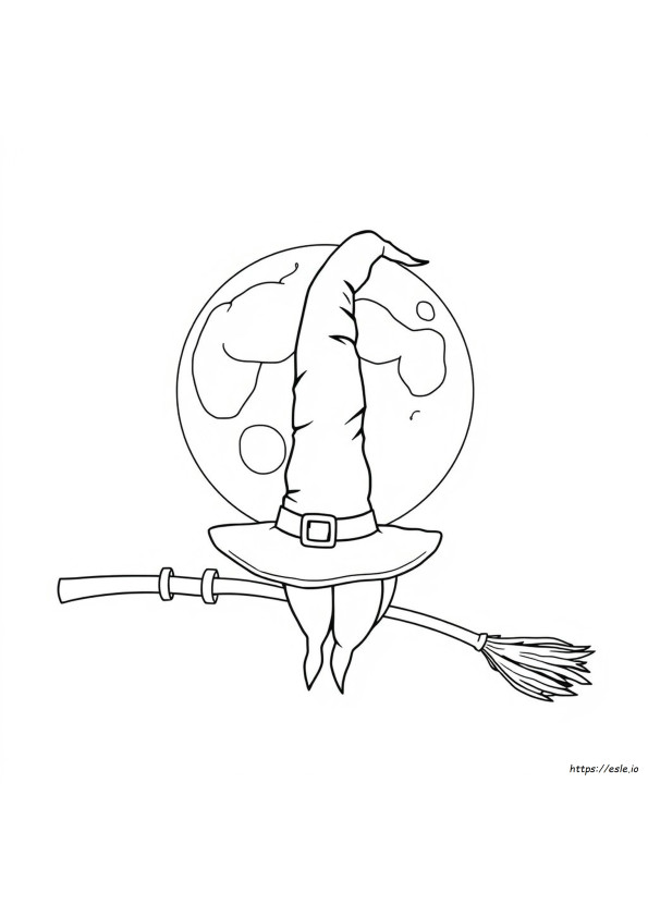 Printable Witch Hat Coloring Page