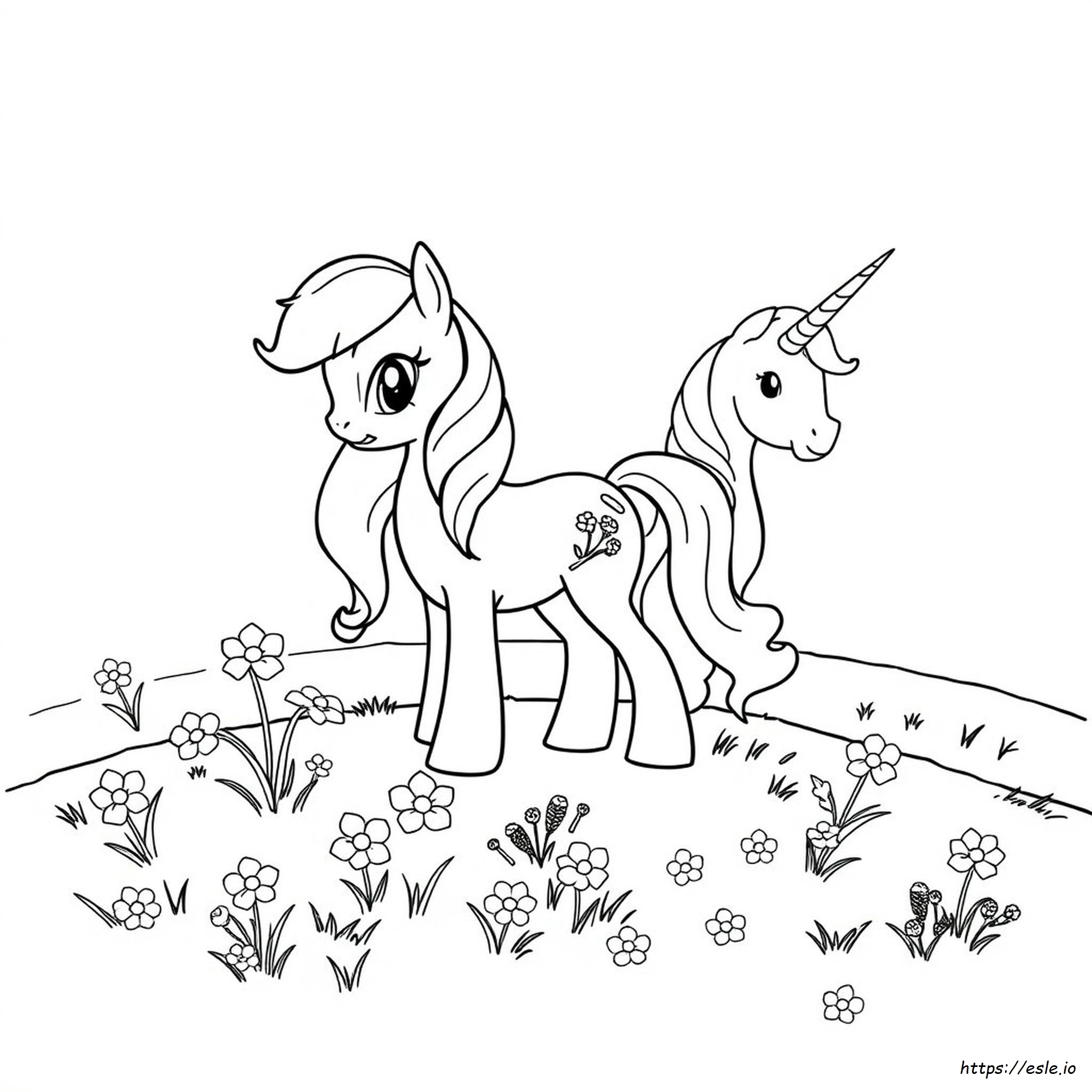 My Little Pony Yazdırılabilir Boyama Sayfaları