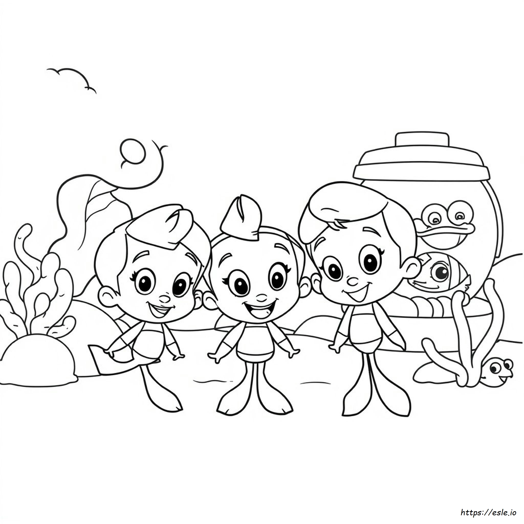 Bubble Guppies Da Colorare Nick Jr
